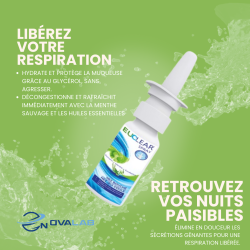 Euclear – Solution isotonique au Romarin, Menthe et Eucalyptus | Nez bouché & nez qui coule