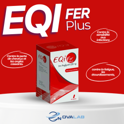 EQI Fer – Complément alimentaire carence en fer & fatigue | Novalab